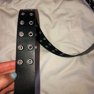 Black Holey Belt